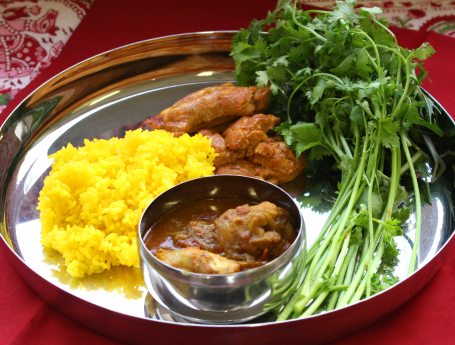 インドカレーセットで作るチキンカレー